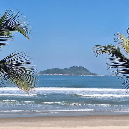 Duplex pé na areia, praia do Tombo - Guarujá/SP.-3